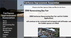 Desktop Screenshot of fairhavenimprovement.org